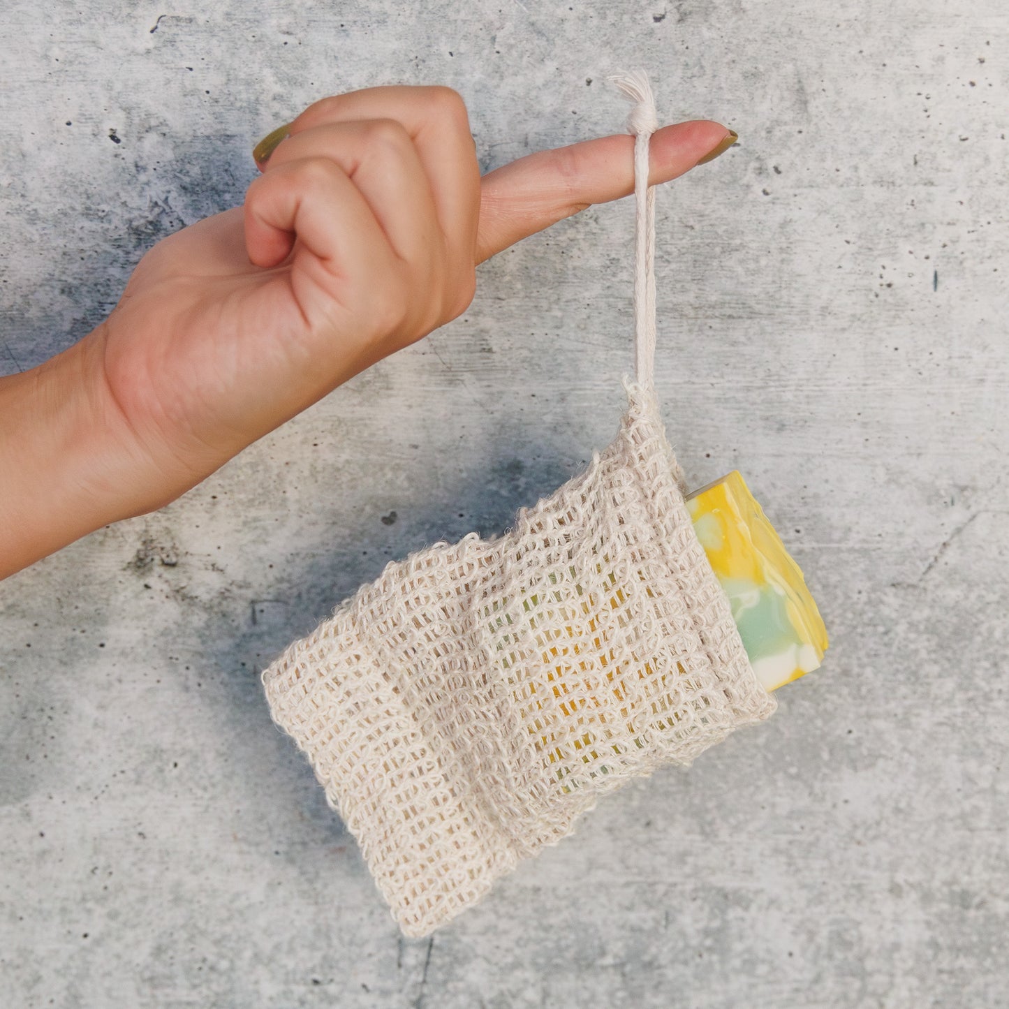 Agave Woven Soap Saver Pouch