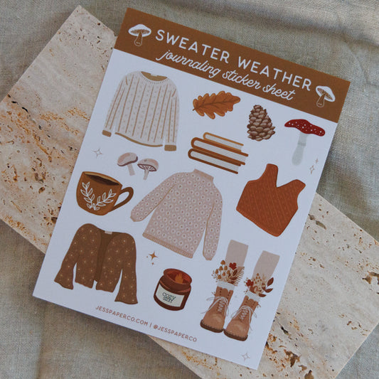 Autumn Journaling Sticker Sheet