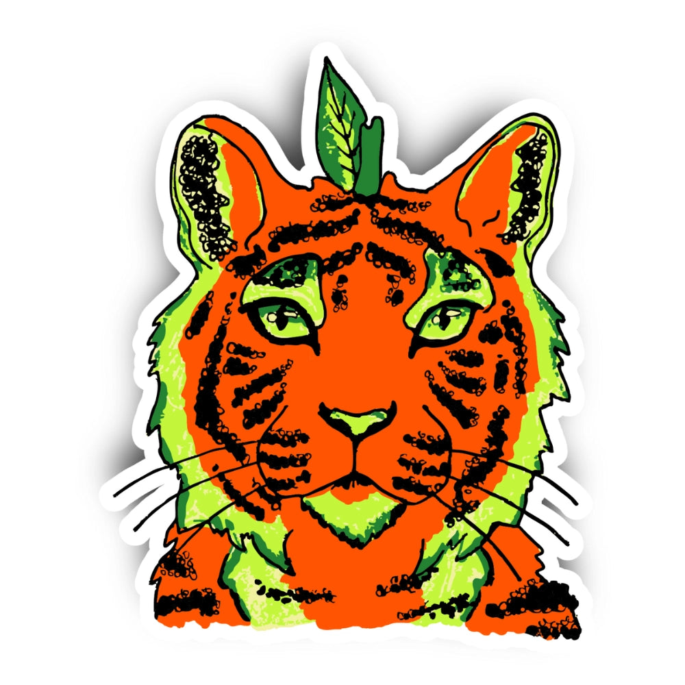 Papaya Tiger Sticker