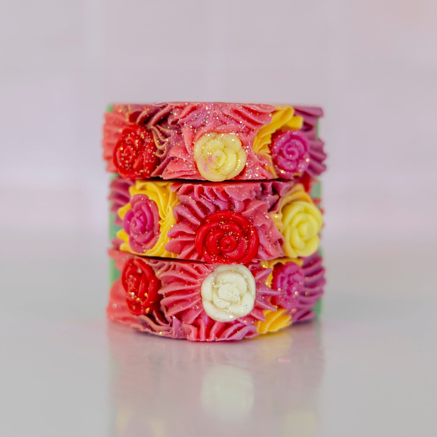Rose Garden Frosted Soap