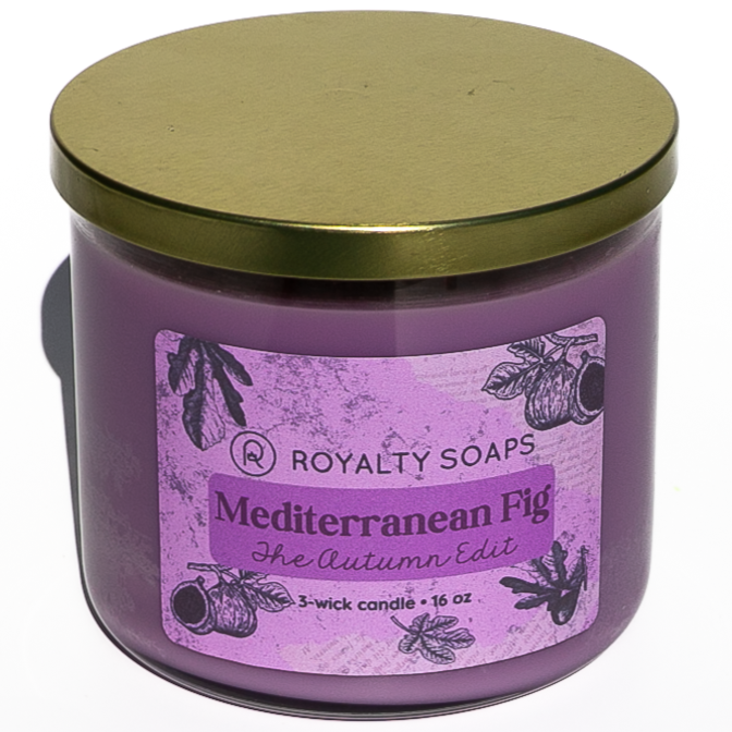 Mediterranean Fig 3-Wick Soy Candle