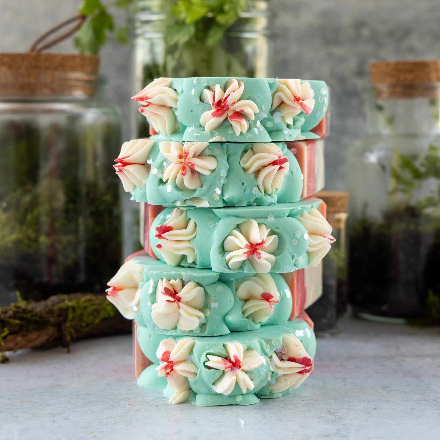 Japanese Cherry Blossom Frosted Soap