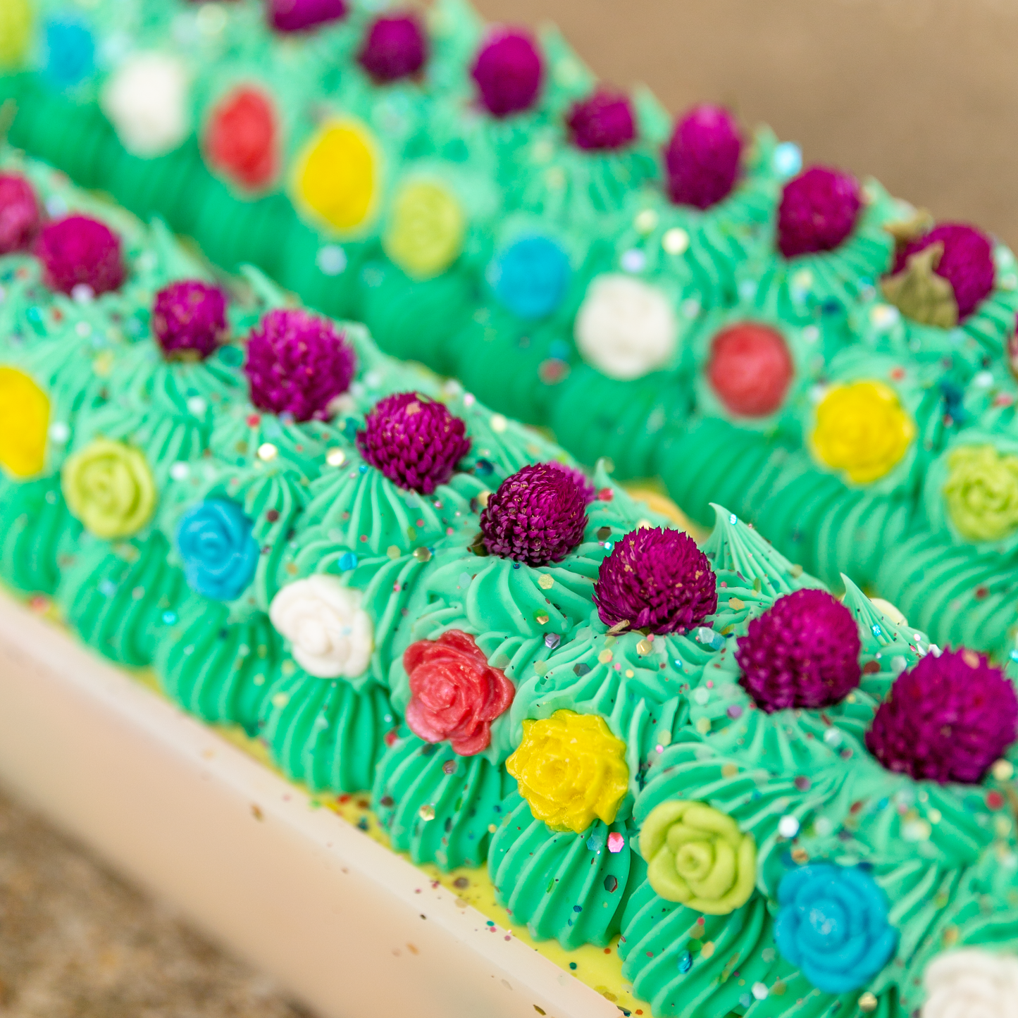 Flora and Fauna Frosted Soap
