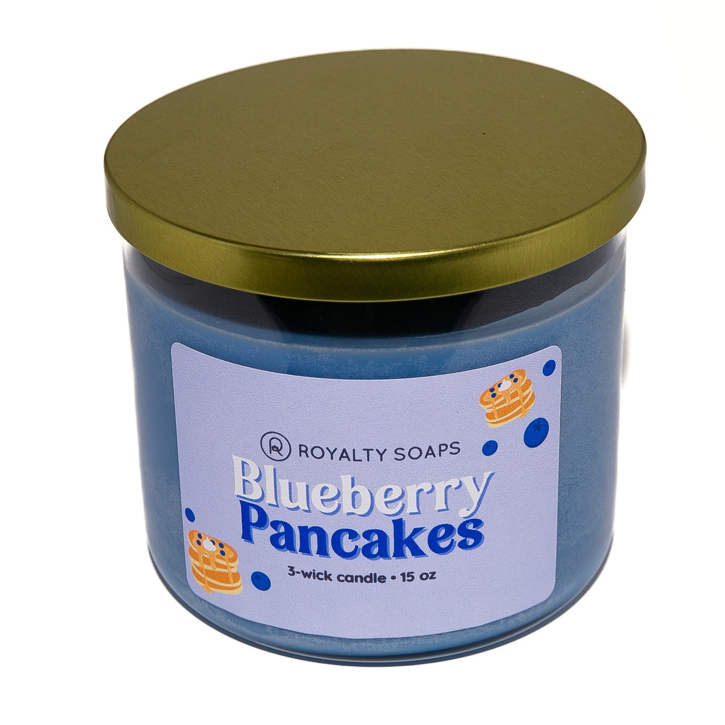 Blueberry Pancakes 3-Wick Soy Candle