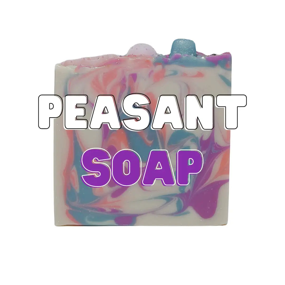 Magical Unicorn Swirl Peasant Soap