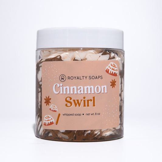 Cinnamon Swirl 8oz Whipped Soap