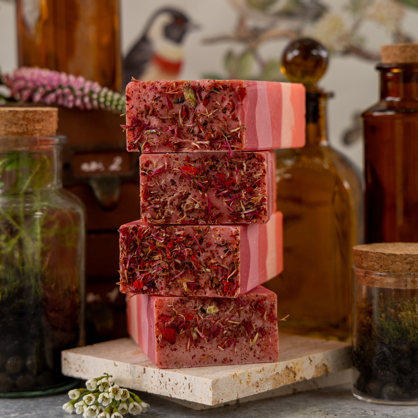 Raspberry Kombucha Artisan Soap