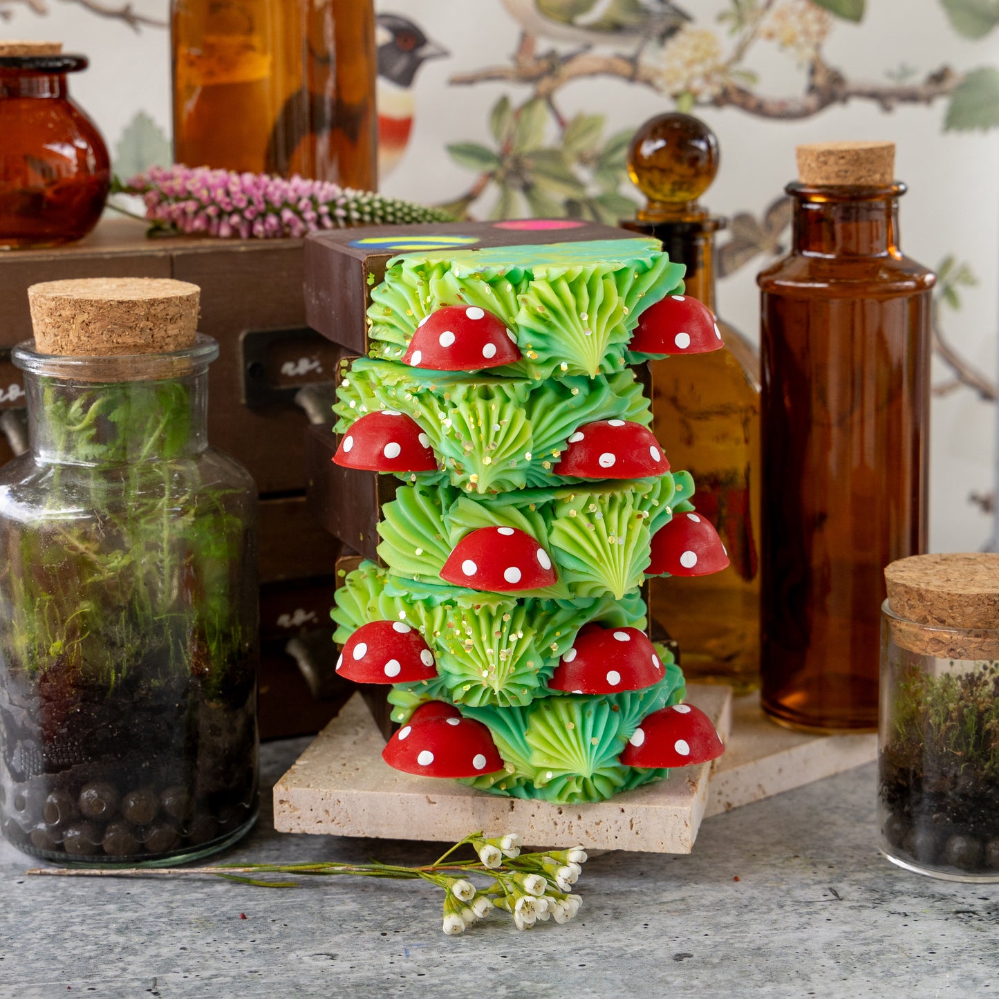 Mushroom Garden Frosted Soap