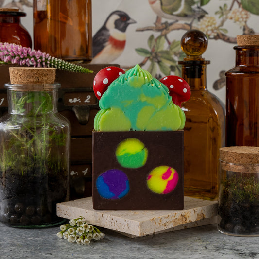 Mushroom Garden Frosted Soap