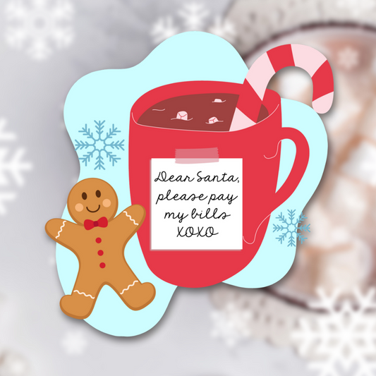 Dear Santa Sticker