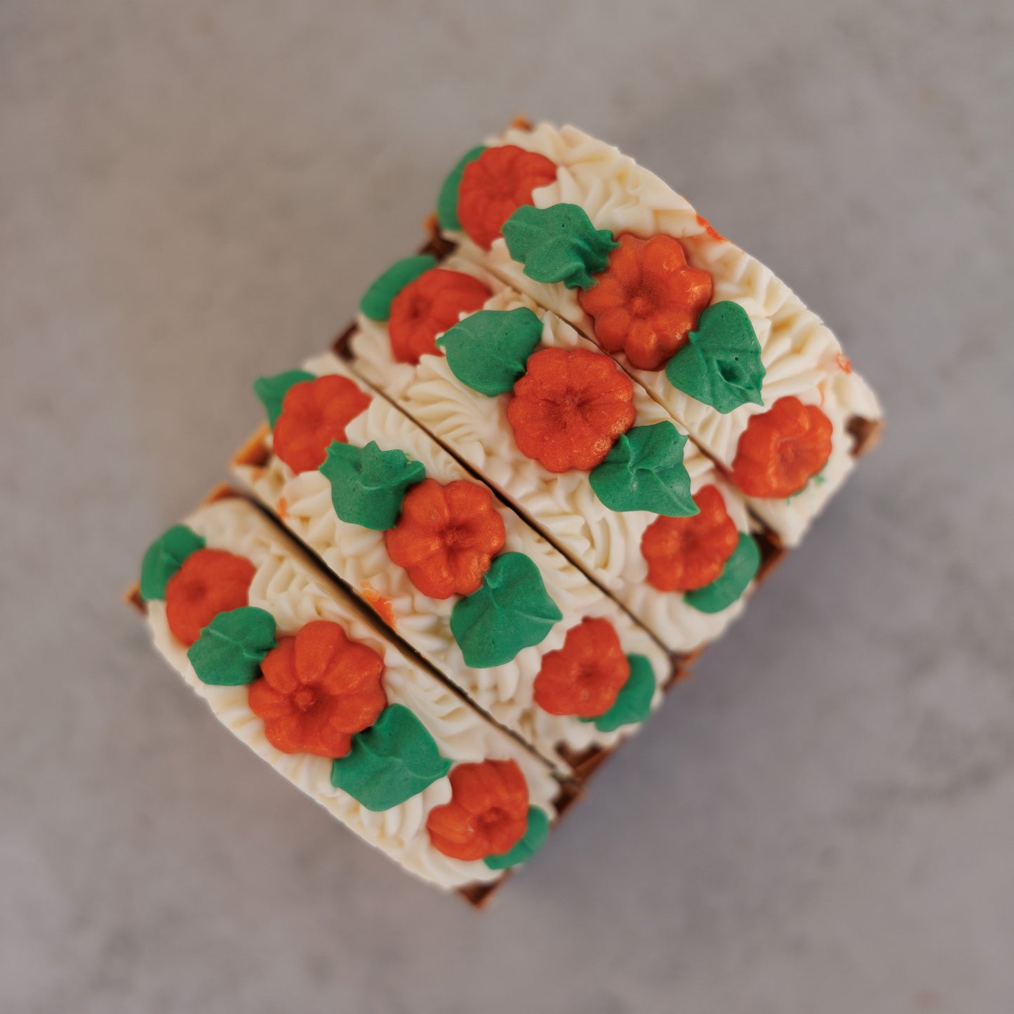 Pumpkin + Vanilla Frosted Soap