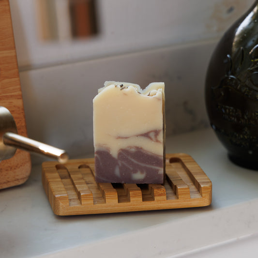 Bamboo Waterfall Self-Draining Soap Dish
