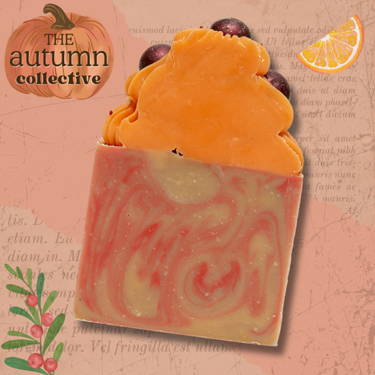 Cranberry + Orange Frosted Soap