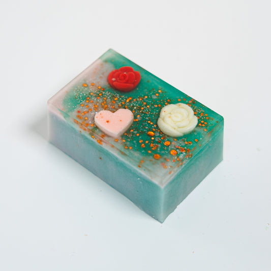 Sweetheart Spritz Glass Soap