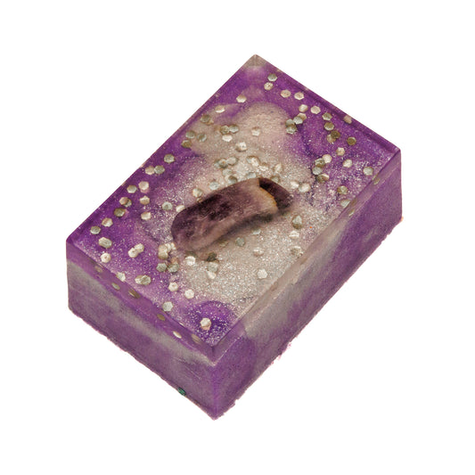 Lavender Sparks Glass Soap