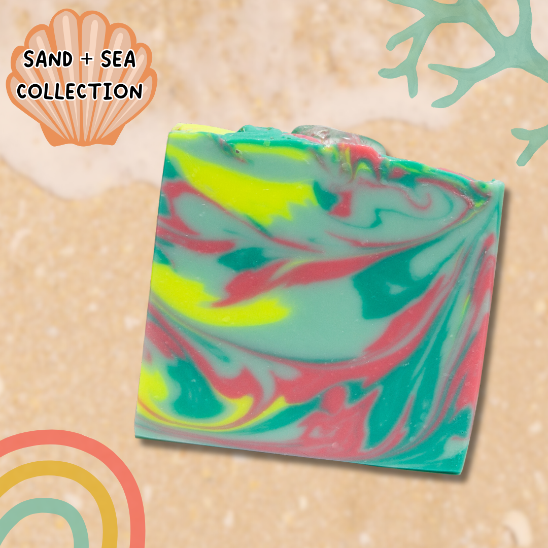 Coral Rainbow Artisan Soap