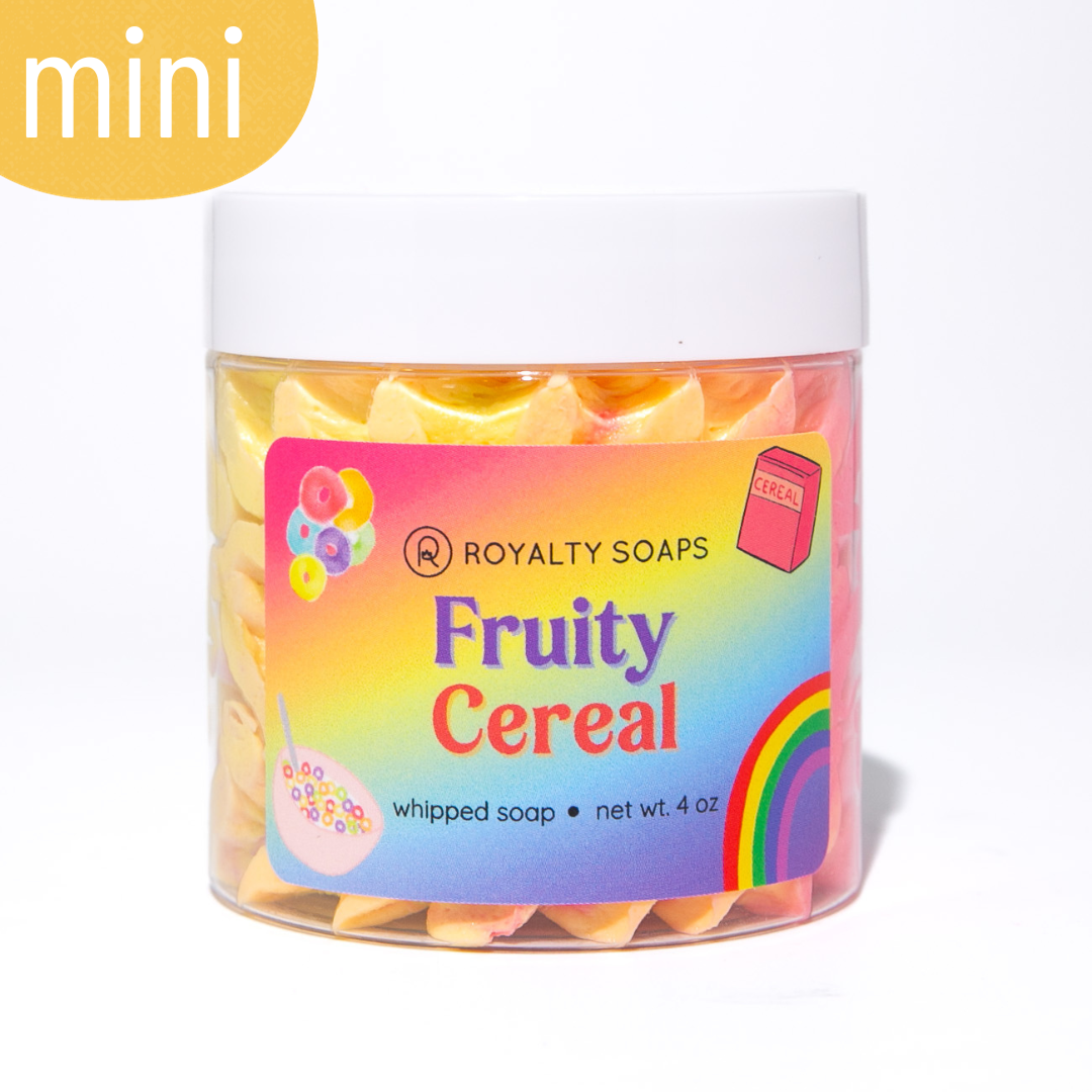 Fruity Cereal 4oz Whipped Soap