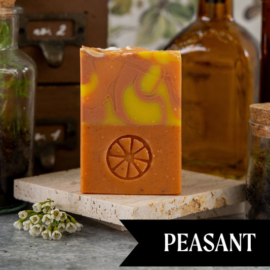 PEASANT Mandarin + Elderflower Artisan Soap