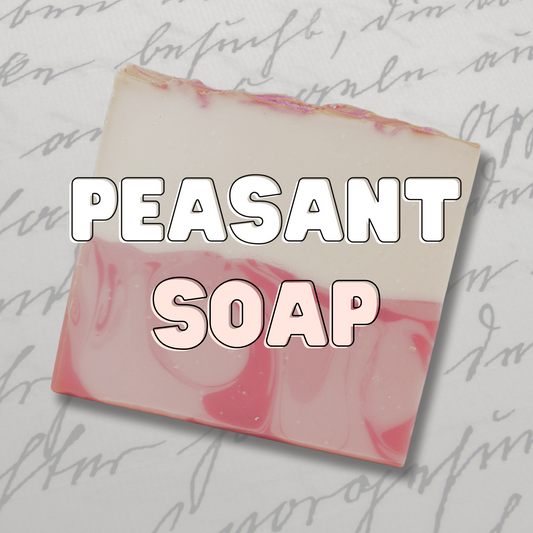 Sweet Pea Vanilla Peasant Soap