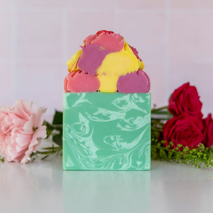 Rose Garden Frosted Soap