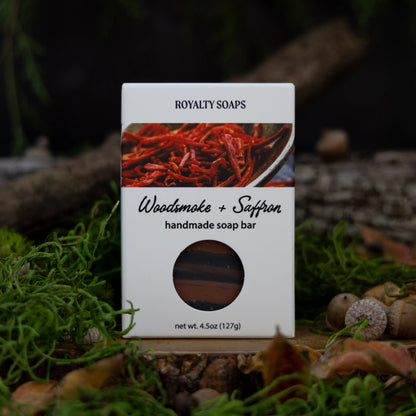 Woodsmoke + Saffron Artisan Soap