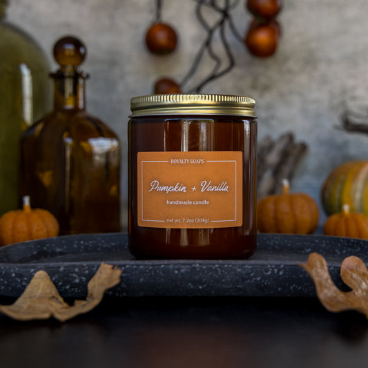 Pumpkin + Vanilla Soy Candle
