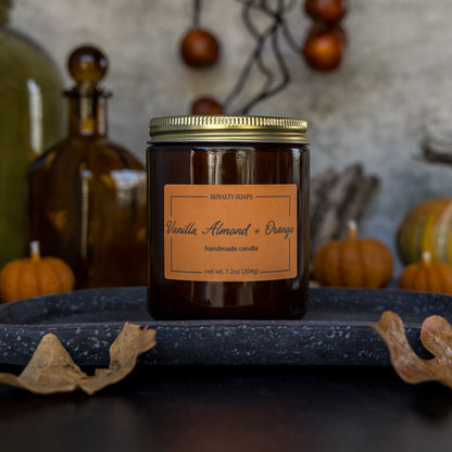Vanilla Almond + Orange Soy Candle