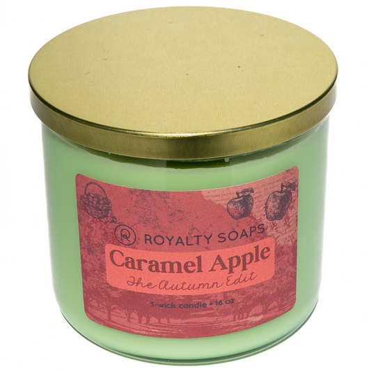 Caramel Apple 3-Wick Soy Candle