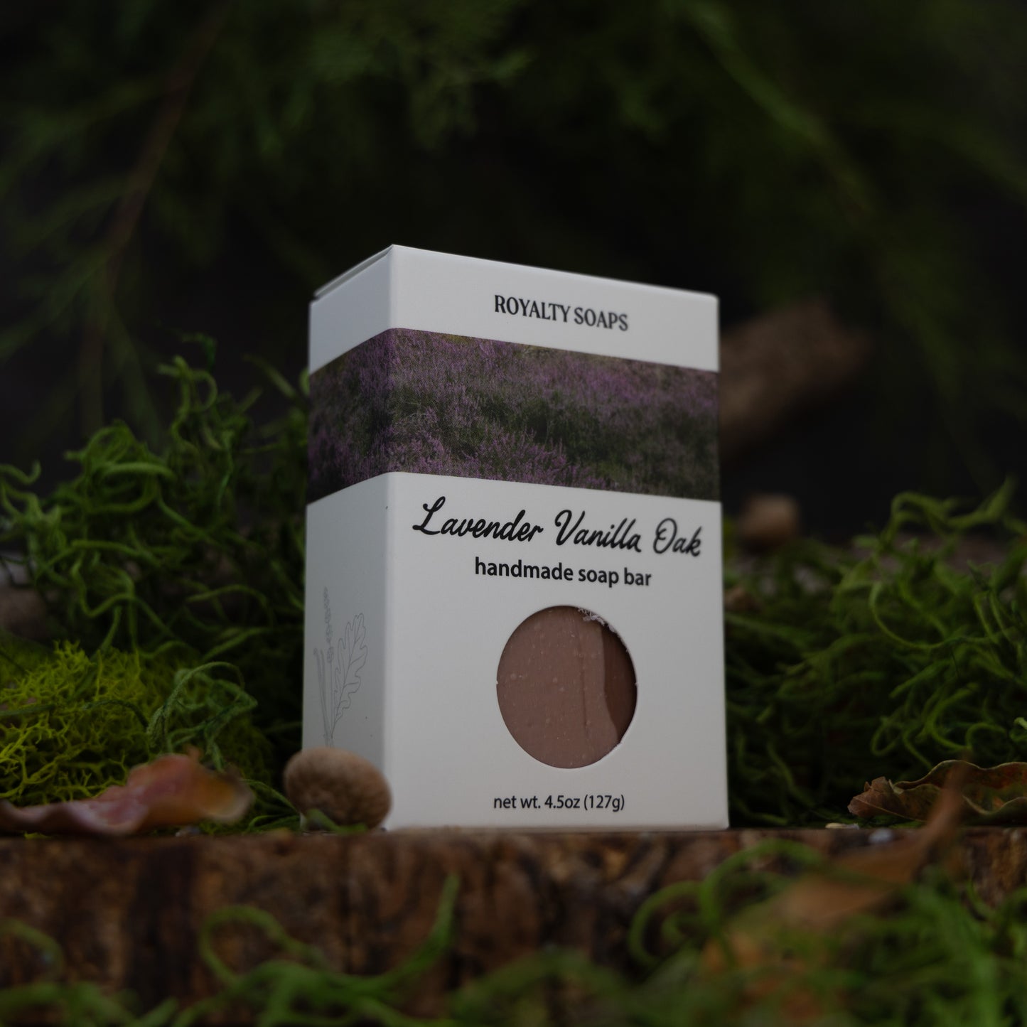 Lavender Vanilla Oak Artisan Soap
