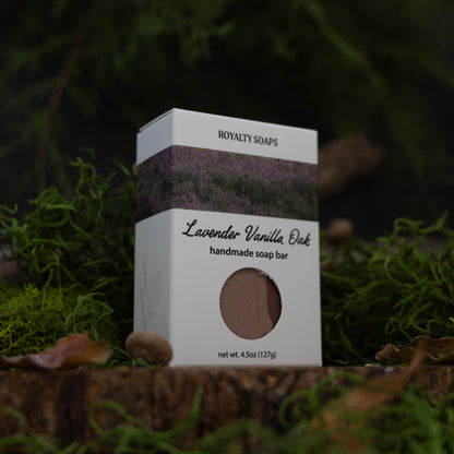 Lavender Vanilla Oak Artisan Soap