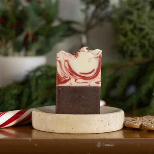 Peppermint + Hot Cocoa Artisan Soap