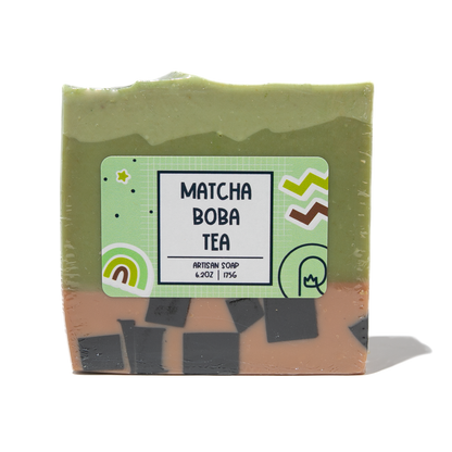 Matcha Boba Tea Artisan Soap