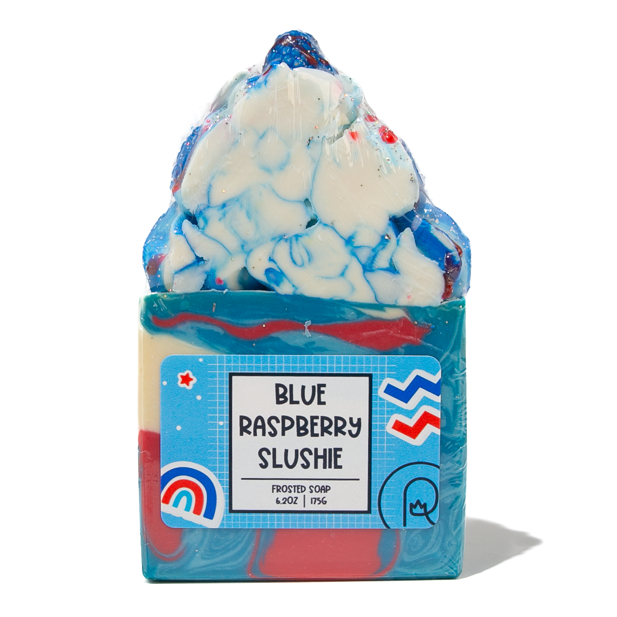 Blue Raspberry Slushie Frosted Soap