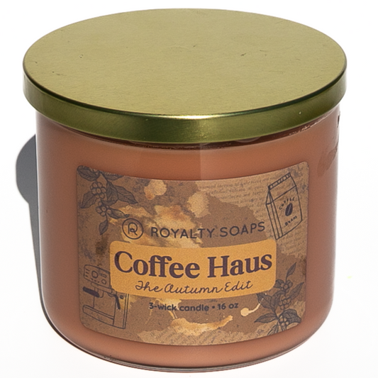 Coffee Haus 3-Wick Soy Candle