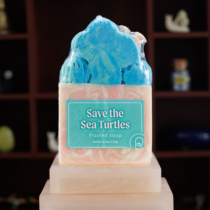 Save the Sea Turtles Frosted Soap