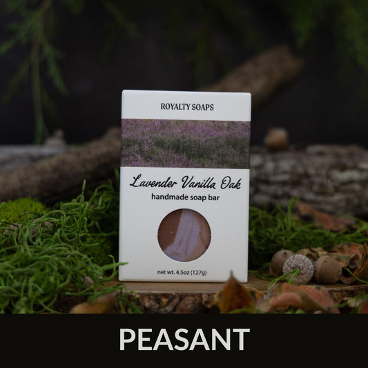 PEASANT Lavender Vanilla Oak Artisan Soap
