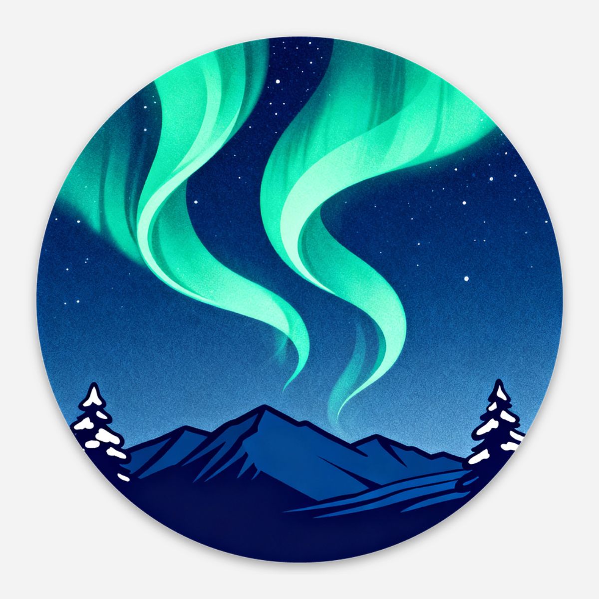 Northern Lights Sticker