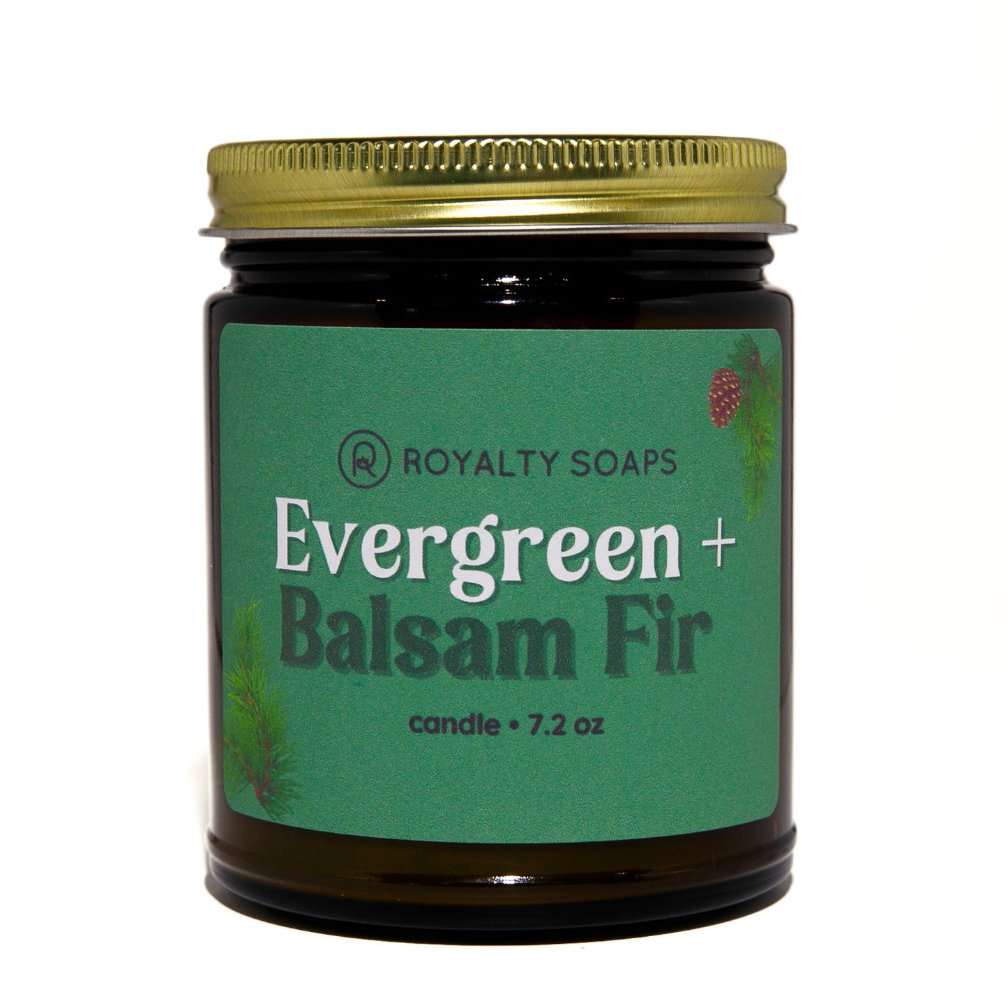 Evergreen + Balsam Soy Candle ROYALTY SOAPS