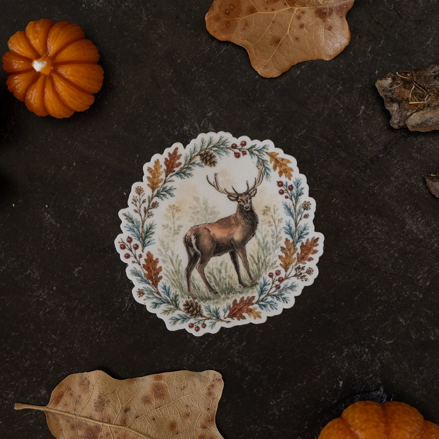 Woodland Stag Sticker