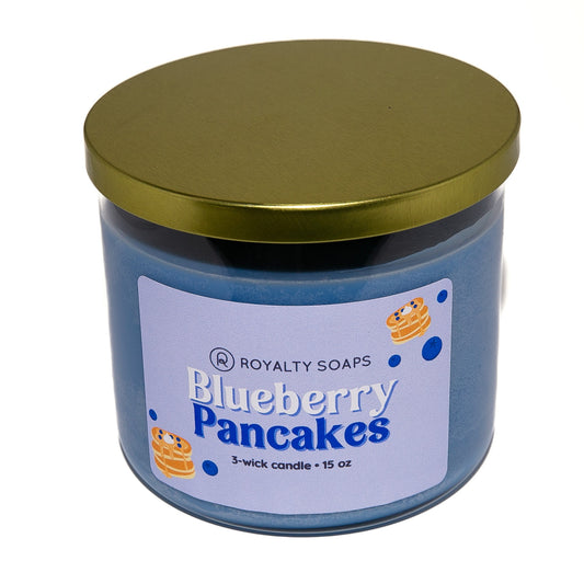 Blueberry Pancakes 3-Wick Soy Candle