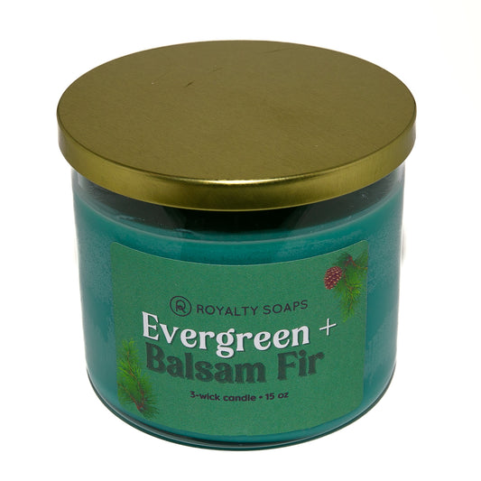Evergreen + Balsam Fir 3-Wick Soy Candle
