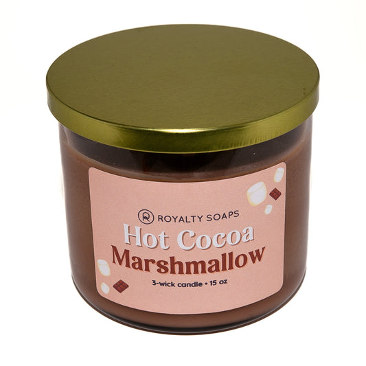 Hot Cocoa Marshmallow 3-Wick Soy Candle
