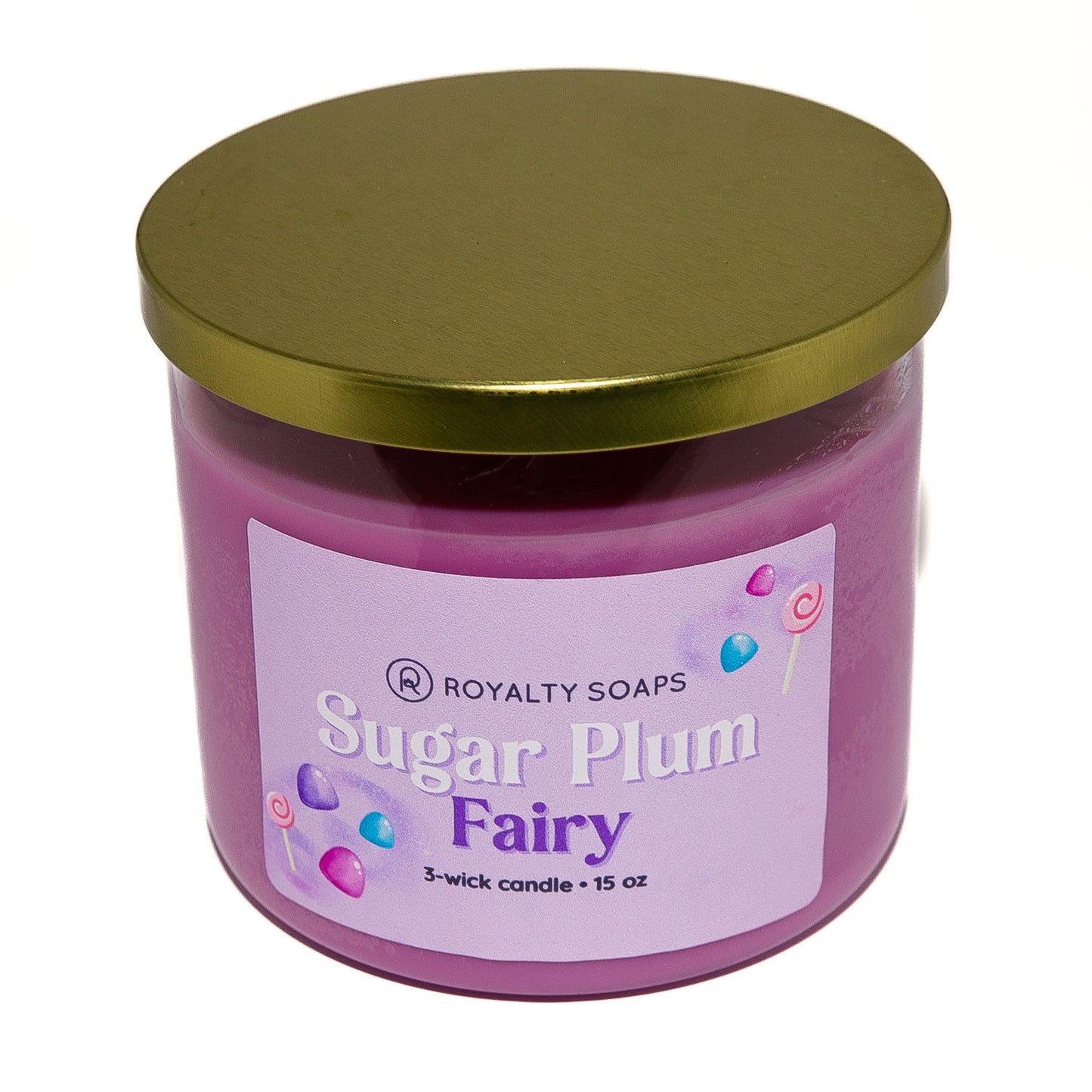Sugar Plum Fairy 3-Wick Soy Candle