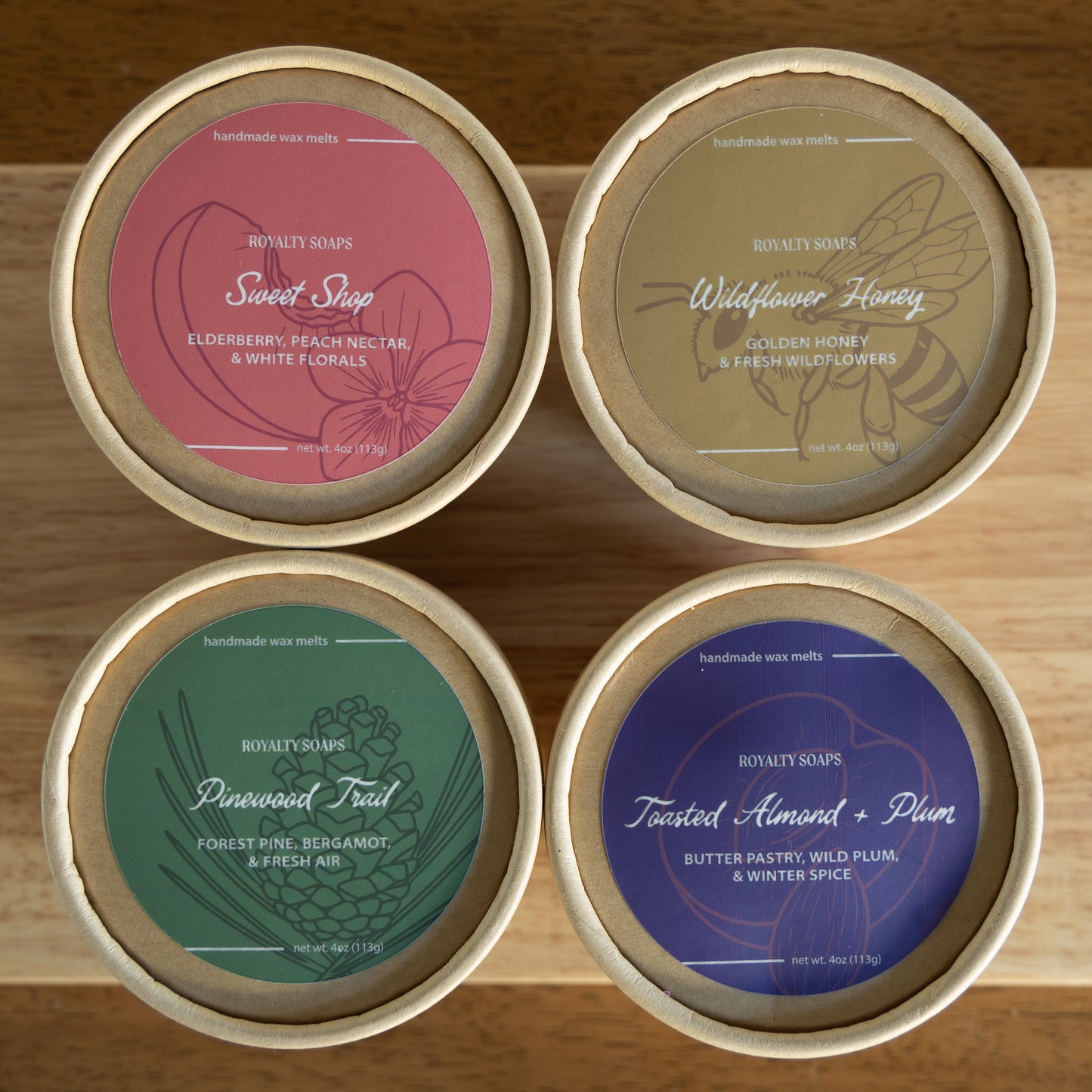 Toasted Almond + Plum Wax Melt