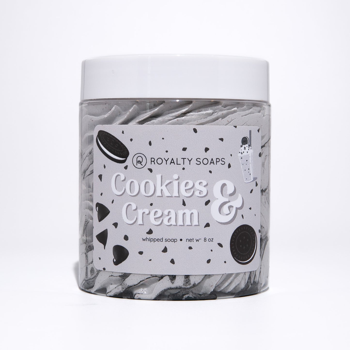Cookies & Cream 8oz Whipped Soap