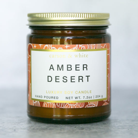 Amber Desert Soy Candle / Terrain