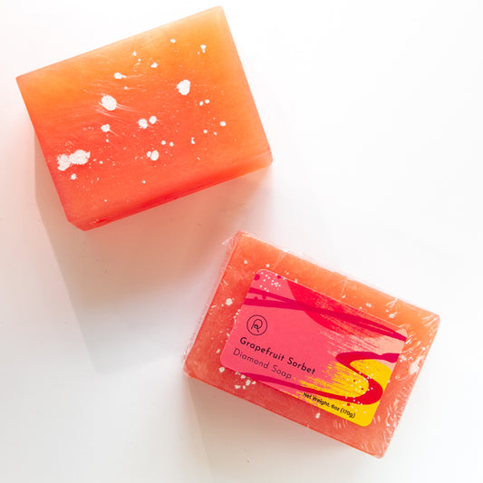 Grapefruit Sorbet Diamond Soap