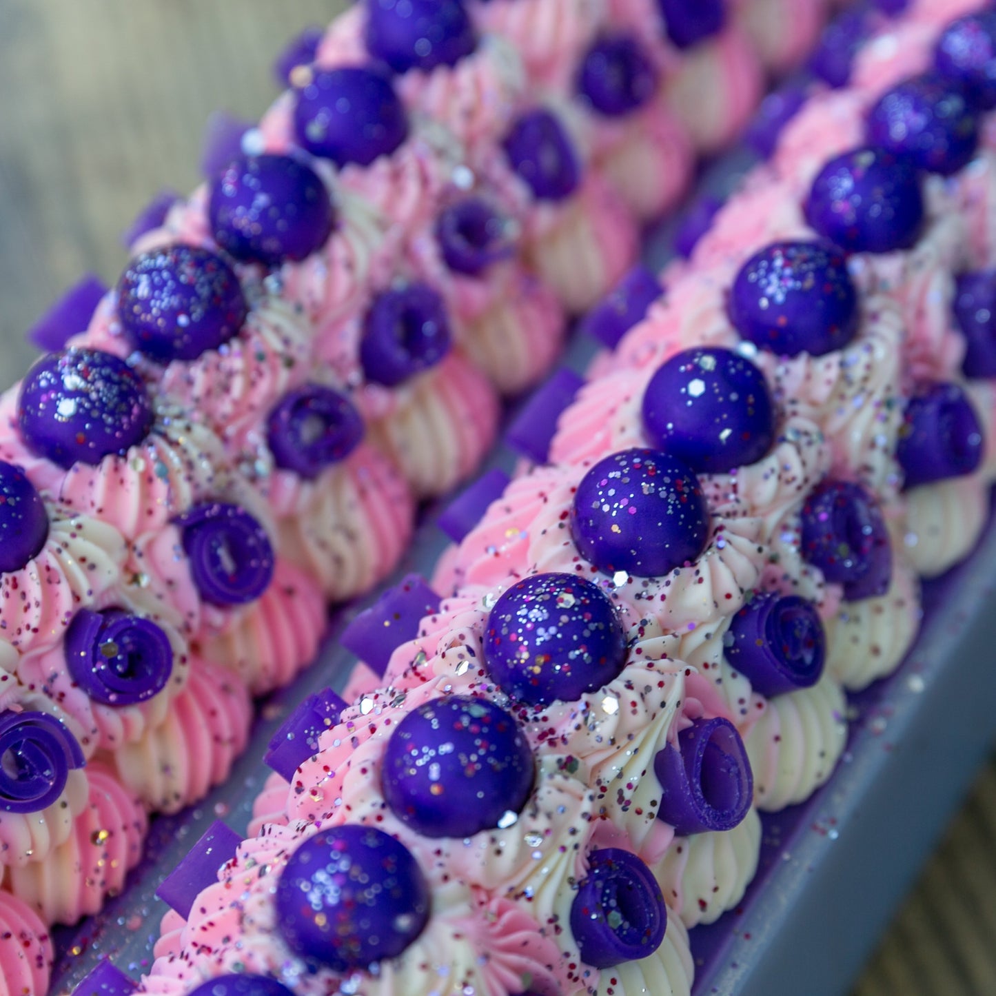 Toasted Almond + Plum Frosted Soap